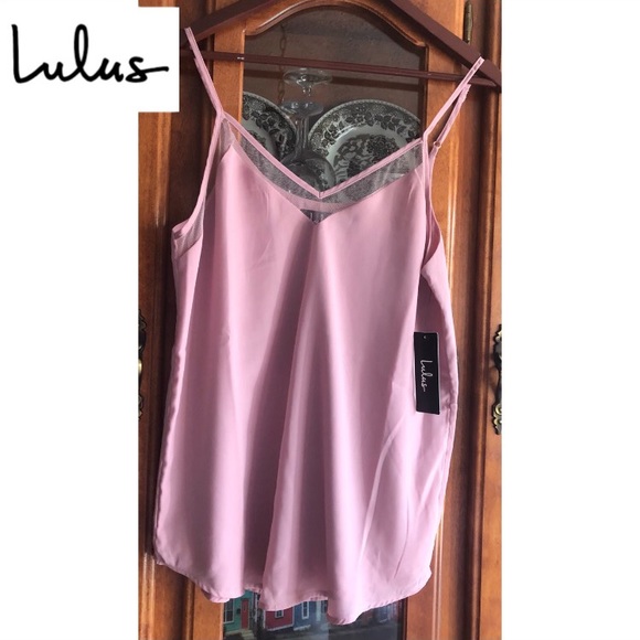 Lulu ‘s Sweet Fling Mauve Pink Mesh Tank Top - Picture 3 of 5